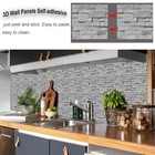 3d Faux Brick Wall Panel  10-sheet Peel And Stick Tiles  12 x12   Small Size 