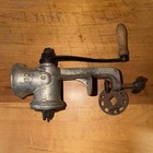 Vintage Keystone No  20 Metal Meat Grinder Countertop Clamp Hand Crank Boyertown