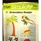 2234   Simplicity Embroidery Design Pattern Iron On Transfers Step By Step Guide