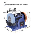 8 Inch Low Speed Water-cooled Knife Sharpener Electric Grinding Machine 220v---
