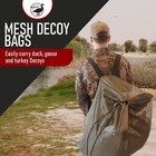 Mesh Decoy Bags - Hunting Equipment To Protect Turkey Goose   Duck Decoys - 2   