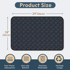 Washable Pee Pads For Dogs - 4 Pack Reusable Pee Pads   waterproof Puppy Pads   pet 