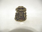 Thimble G p Pewter Carousel Nicholas Gish   Signed  guardian Angels Watch      
