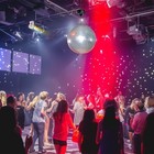 Yescom 16  Large Disco Ball With Motor And Light 6rpm Rotator   3w Rgb Spotlight