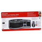 Microsoft Wireless Laser Desktop 3000 Keyboard   Mouse Combo New Open Box