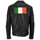 Large Ireland Flag Patch Embroidered Iron-on Irish Eire Tri-color Back Emblem
