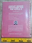 Circuit Design Programs For Apple Ii By Howard M  Berlin 1st Edition 1982