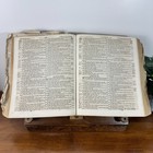 Vintage Oak Folding Book Stand Adjustable Bible Cookbook Display Holder Lectern
