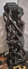 Makonde Ujamaa Family Tree Of Life Sculpture Hand Carved Kenya Iron Wood Ebony