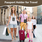 Travel Neck Wallet Rfid Blocking Passport Holder Neck Passport Pouch