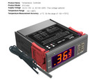 Stc-1000 Digital Temperature Controller Ac 110-220v Thermostat Aquarium Sensor