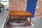 Mid Century Teak Draw Leaf Dining Table     Danish Modern Style Vintage Furniture