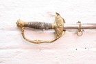 Antique Civil War Model 1860 Staff   Field Officer Sword Shannon Miller   Crane
