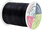 Nylon Satin Cord 1mm Rattail Cord Black String - 100 Yds Nylon Chinese Knotting