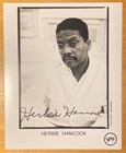 Hand Signed Herbie Hancock 8x10 Vintage Verve Press Photo  4ee  Jazz Keyboardist