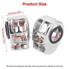 Chrome Handlebar Control Switch Housing Fit For Harley Touring Road Street Glide