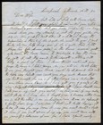 1852 Maritime Sea Captain Robert Jack Letter To Bowdoinham Maine From Liverpool