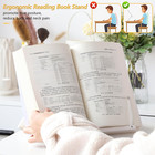 Portable Book Stand For Reading base With Non-slip Pads Adjustable Folding Textb