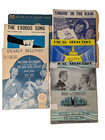 Vintage Classic Movie Sheet Music  lot Of 6 