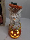 Vtg Wee Crafts Pumpkin   Ghost Halloween Kit  21561 Painted Accents Unlimited