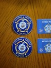   8 Piece   F o p  Retired Member Lot W  Courtesy Cards - Uv Transfer Decals 