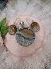 Sterling Tiger s Eye Matching Set Dangle Earrings Necklace Pendant 925 Lot