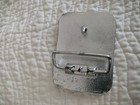Vintage E Pluribus Unum American Eagle Belt Buckle  920 Painted Silver