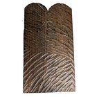 Wooden Wall Plaque Ten Commandments  Hebrew Letters  9  X 16 25   Spain