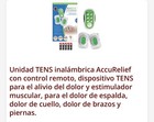 Accurelief Wireless Pain Relief Device Tens Therapy Portable Remote Control