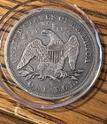 1871 Seated Liberty One Dollar