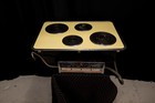 Vintage 1950s General Electric Built In Oven   Range Cooktop Combo  Yellow