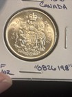 1966 Canada 50 Cents Canadian Silver Half Dollar    0826198    50c