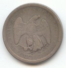 1875-s Twenty Cent Piece  20c  Vg Details