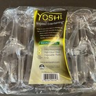  24  Yoshi Extra Heavyweight High Gloss Plastic 5oz Fluted Champagne Glasses