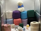 Lot Of 20 Crochet Thread Spools Multi Colors Full   Partials