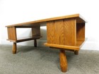 Mid Century Modern Low Profile Bookcase Coffee Table Ranch Country Style Ships 
