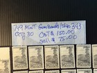 Scott    749 Mint   Gum Skips bends  Qty 30    Catalogue  Value   150 00