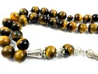 Tiger Eye s Stone Islamic Prayer 33 Beads Tasbih Misbaha Rosary Tasbeeh 10mm Tur