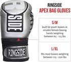 Ringside Apex Bag Gloves  Imf-tech Boxing Gloves With Secure Wrist Support  Synt