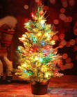 2 Ft Tabletop Artificial Small Mini Christmas Tree With Led Light   Ornaments
