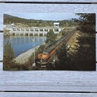 Vtg Great Northern Railway Western Star Train 9x6 Photo Postcard Vanishing Vista