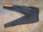 Schockemoehle Men s Ss Hero Full-seat Riding Breeches Grey With Orange