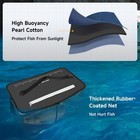 Sanlike Floating Fishing Basket Collapsible Fishing Net Cage  Rubber Coated N   