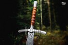 Hand-forged Full Tang Viking Sword With Sheath     Razor Sharp  Battle Ready 