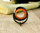 Lemke Concepts 12mm Amber Agate Stripping Guide - Black Frame