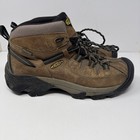 Keen Mens Brown Waterproof Mid Hiking Boots Size 10 Wide 