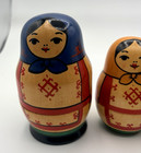 Set Of Seven Yoshkalvola Matryoshka Peasant Russian Women Nesting Dolls