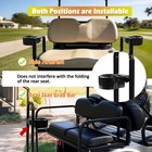 2pcs Universal Golf Cart Cup Holders With Phone Holders For Ezgo Club Car Yamaha