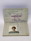 Vintage Expired Passport Cancelled Obsolete Us Travel Collectible 1983  2 Bk3