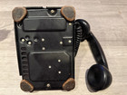 Antique 1950s Western Electric Ma Bell Black Bakelite Rotary Dial Desk Telephone